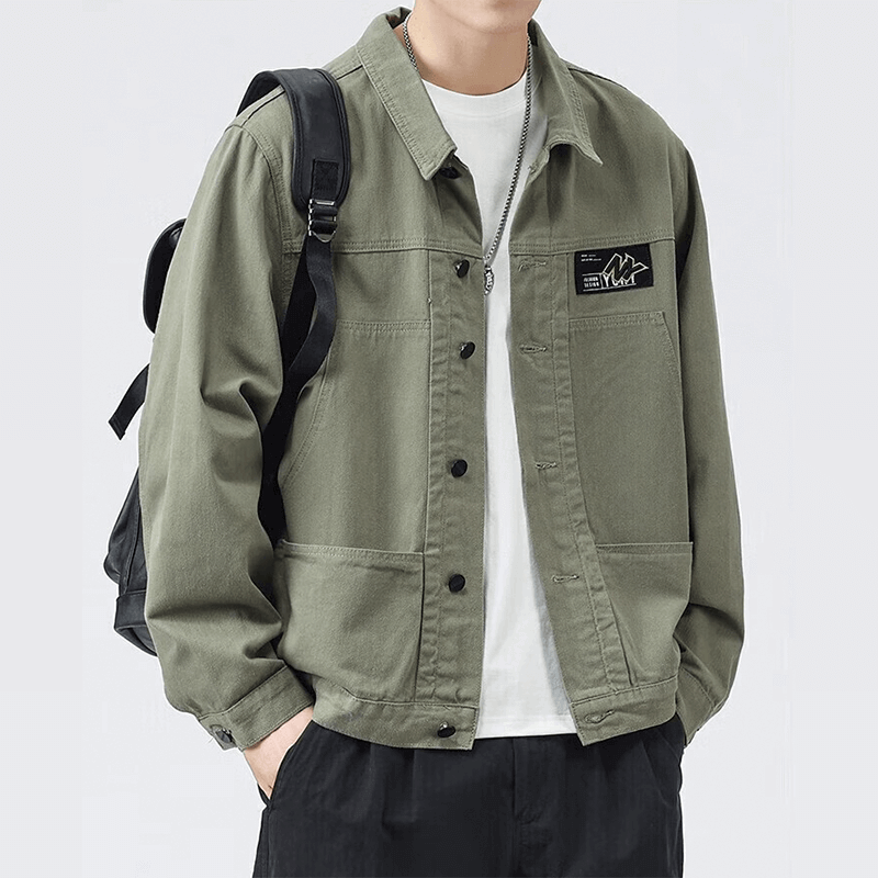 Cotton to Semir Group Spring New Men&amp;amp;amp;#039;s Cotton Loose Workwear Denim Tops Casual Jackets Men&amp;amp;amp;#039;s Jackets